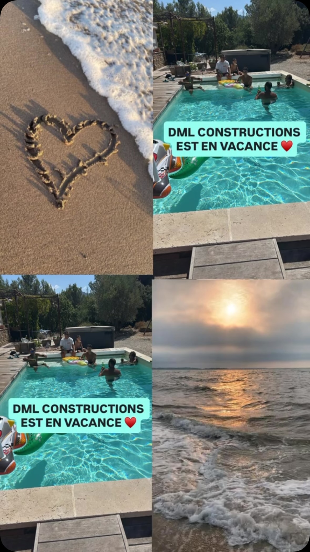 🌴 DML Constructions est en vacances ! ☀️ Toute notre...