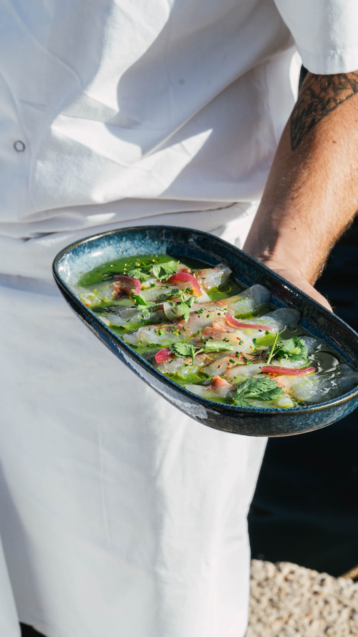 Focus sur le Carpaccio de dorade : un équilibre parfait...