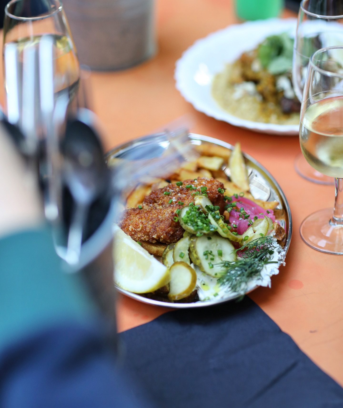 Fish & chips . Simple. Basique. classique rm.maree farah___paupiere