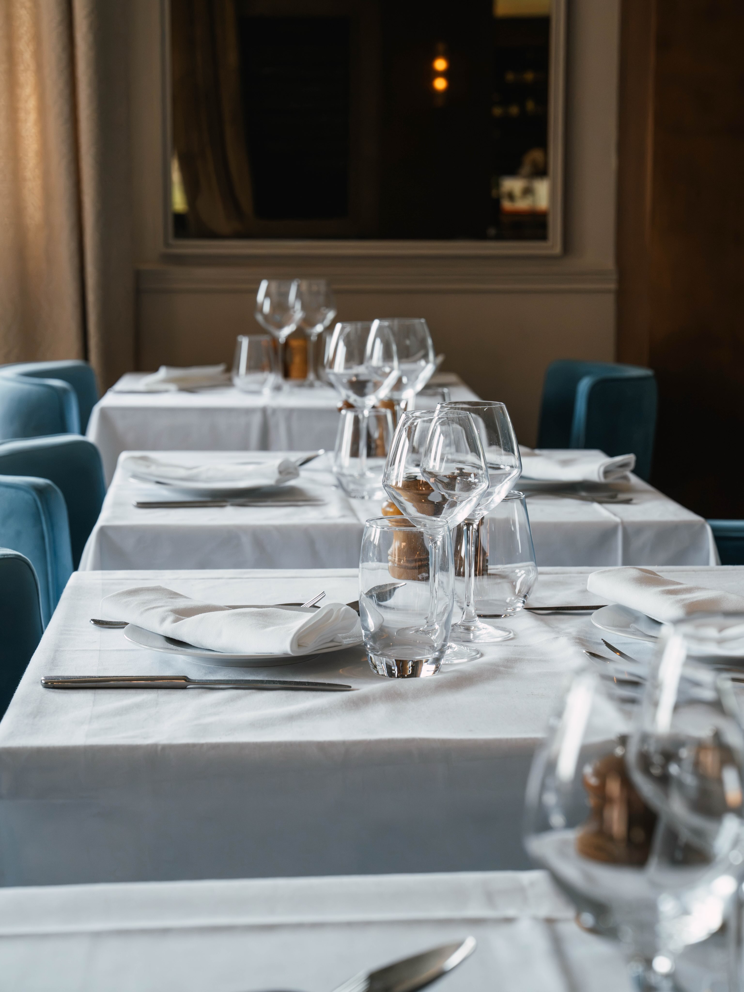 Une table, de bons plats et le temps de profiter....