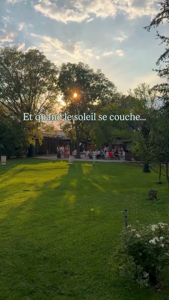 Un aperçu d’une soirée de mariage au Clos des Eyssauts...