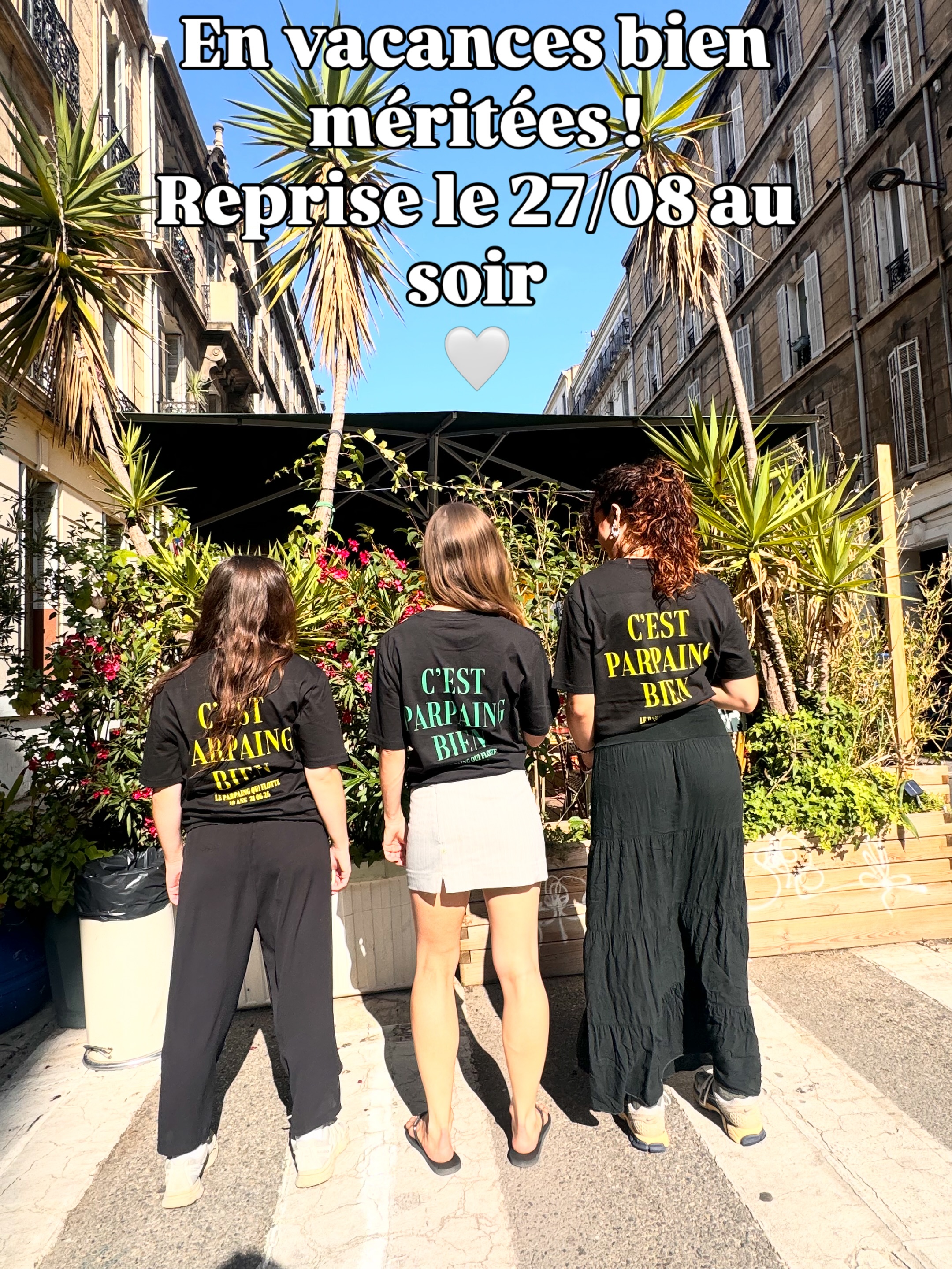 En vacances bien méritées ! Reprise le 27/08 au soir...
